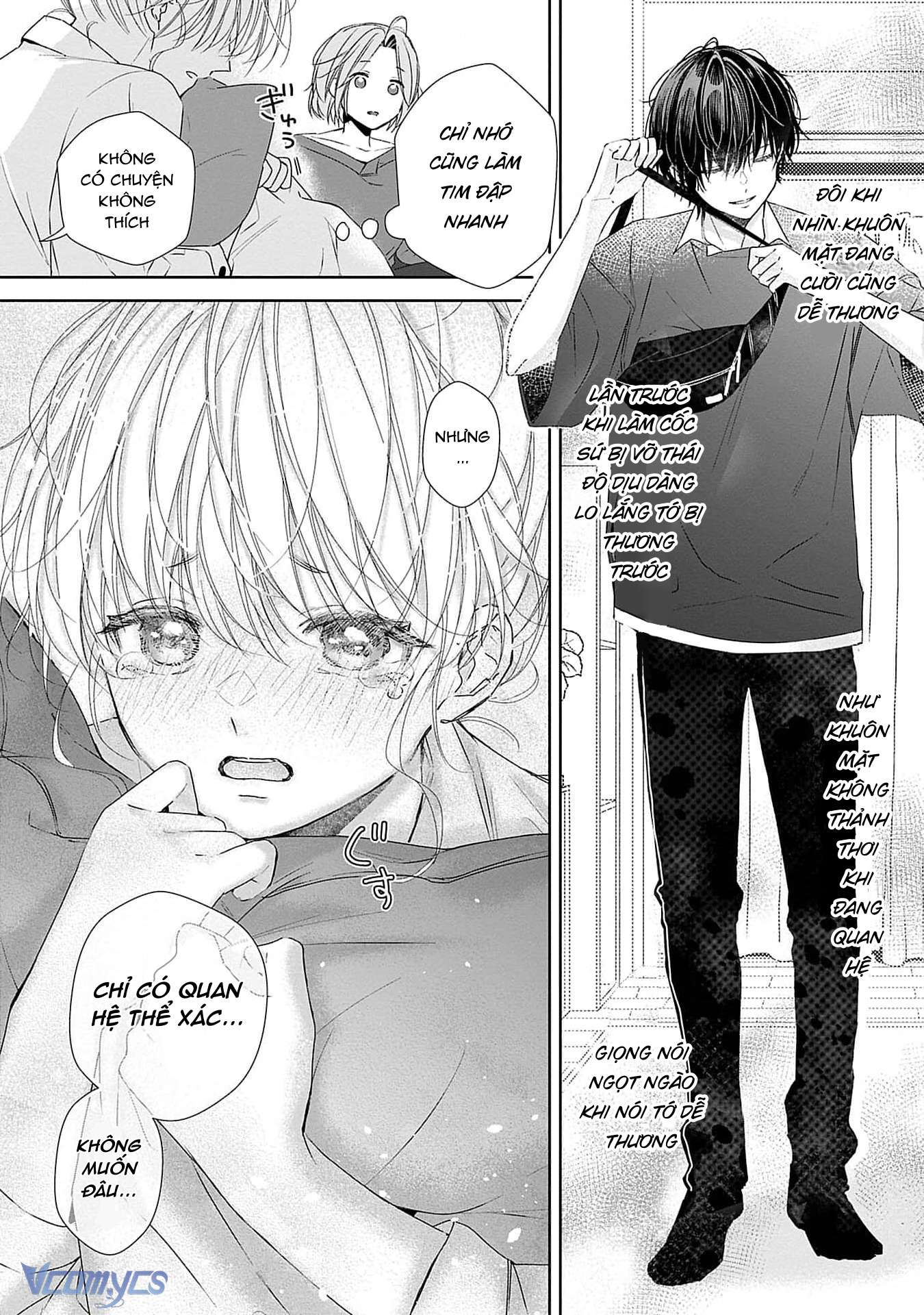 [18+]Bị Em Trai Nhà Bên Dụ Dỗ Rồi!!! Chap 9 - Trang 2